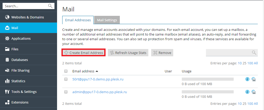 Create_mail_address