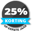 DPS met 25% korting